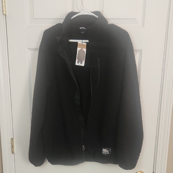 Eddie Bauer Black Fleece Jacket - Picture 1 of 5